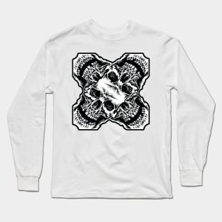 4 Skull Long Sleeve T-Shirt